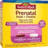 Nature Made Prenatal Vitamin Softgels + Choline Capsules, Folic Acid + DHA + Choline, 60 Prenatal Vitamins for Women, 60 Choline Supplements Capsules, 60 Day Supply