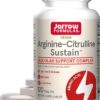 Jarrow Formulas® Arginine-Citrulline Sustain™, Dietary Supplement, Vascular Support Complex for Nitric Oxide Production and Cardiovascular Health, 120 Tablets, 60 Day Supply