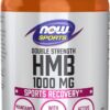 NOW Foods Sports Nutrition, HMB (β-Hydroxy β-Methylbutyrate), Double Strength 1,000 mg, 90 Tablets