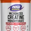 NOW Foods Sports Nutrition, Micronized Creatine Powder 500 g, Mass Building*/Energy Production*, 1.1-Pound