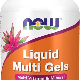 NOW Foods Supplements, Liquid Multi Gels with Lutein and Lycopene, plus Flax Seed Oil, 60 Softgels
