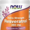 NOW Foods Supplements, Extra Strength Resveratrol 350mg, Natural Trans Resveratrol from 700 mg Japanese Knotweed Extract, 60 Veg Capsule