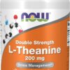 NOW Foods Supplements, L-Theanine 200 mg with Inositol, Stress Management*, 120 Veg Capsules